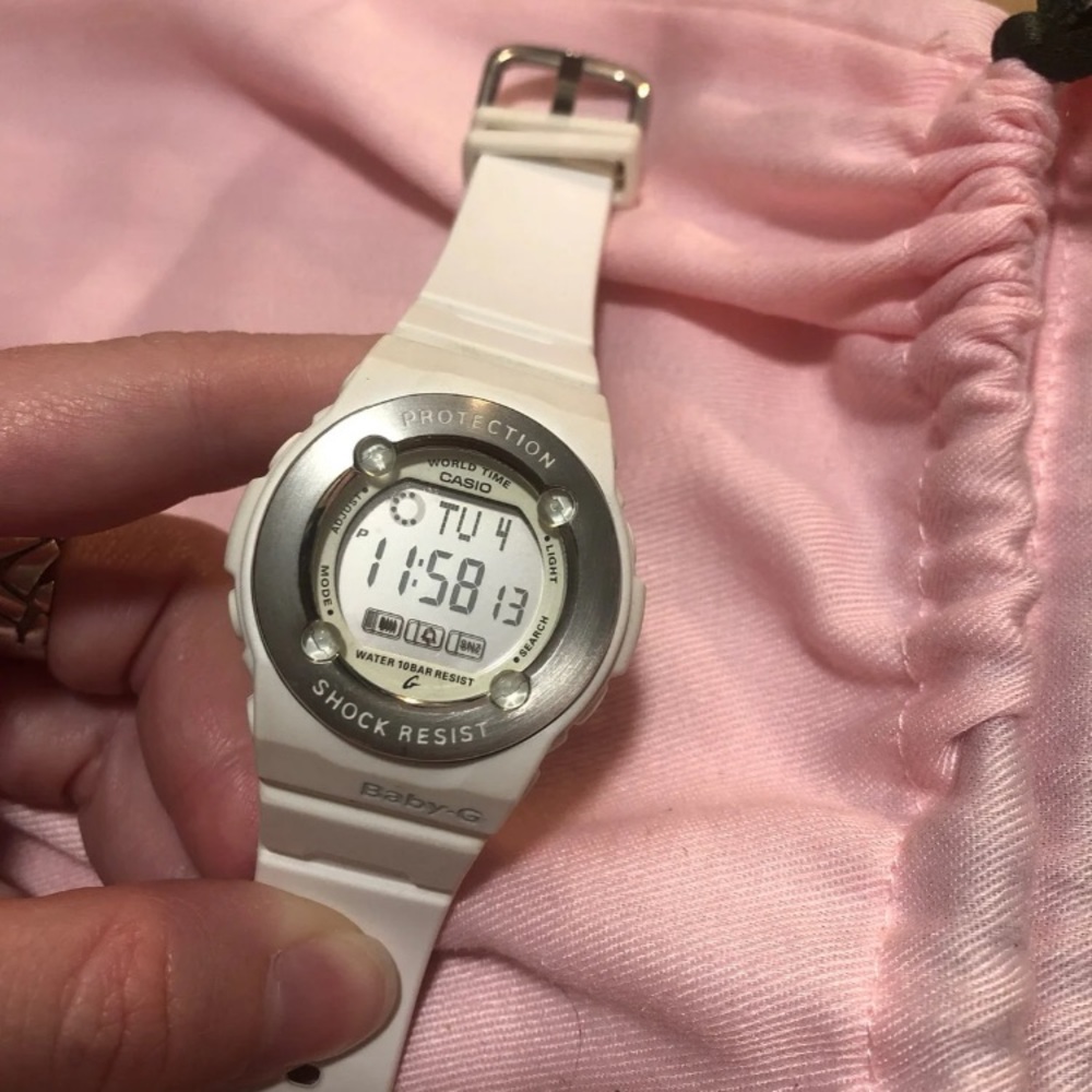 G-shock white baby g watch